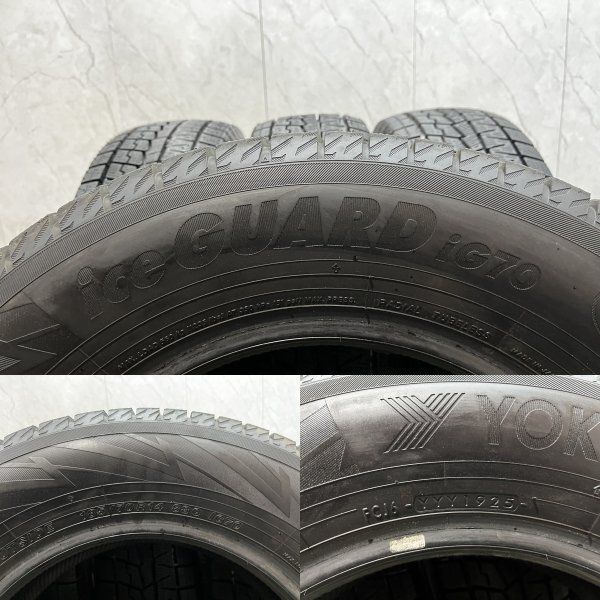 YOKOHAMA ice GUARD iG70 185/70R14 14インチ スタッドレス 4本 25年製 