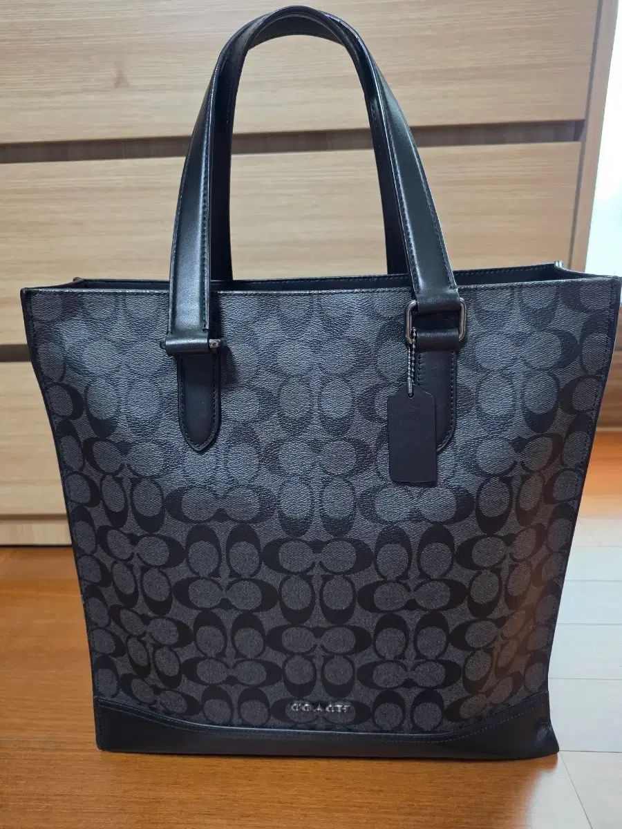 COACH シグネチャー ブラック トートバッグ