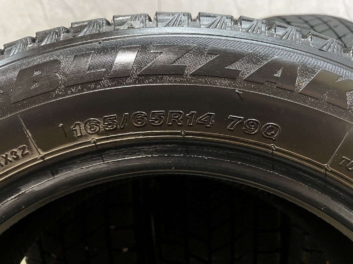 BS BRIDGESTONE BLIZZAK VRX3 165/65R14 14インチ スタッドレス 4本 21