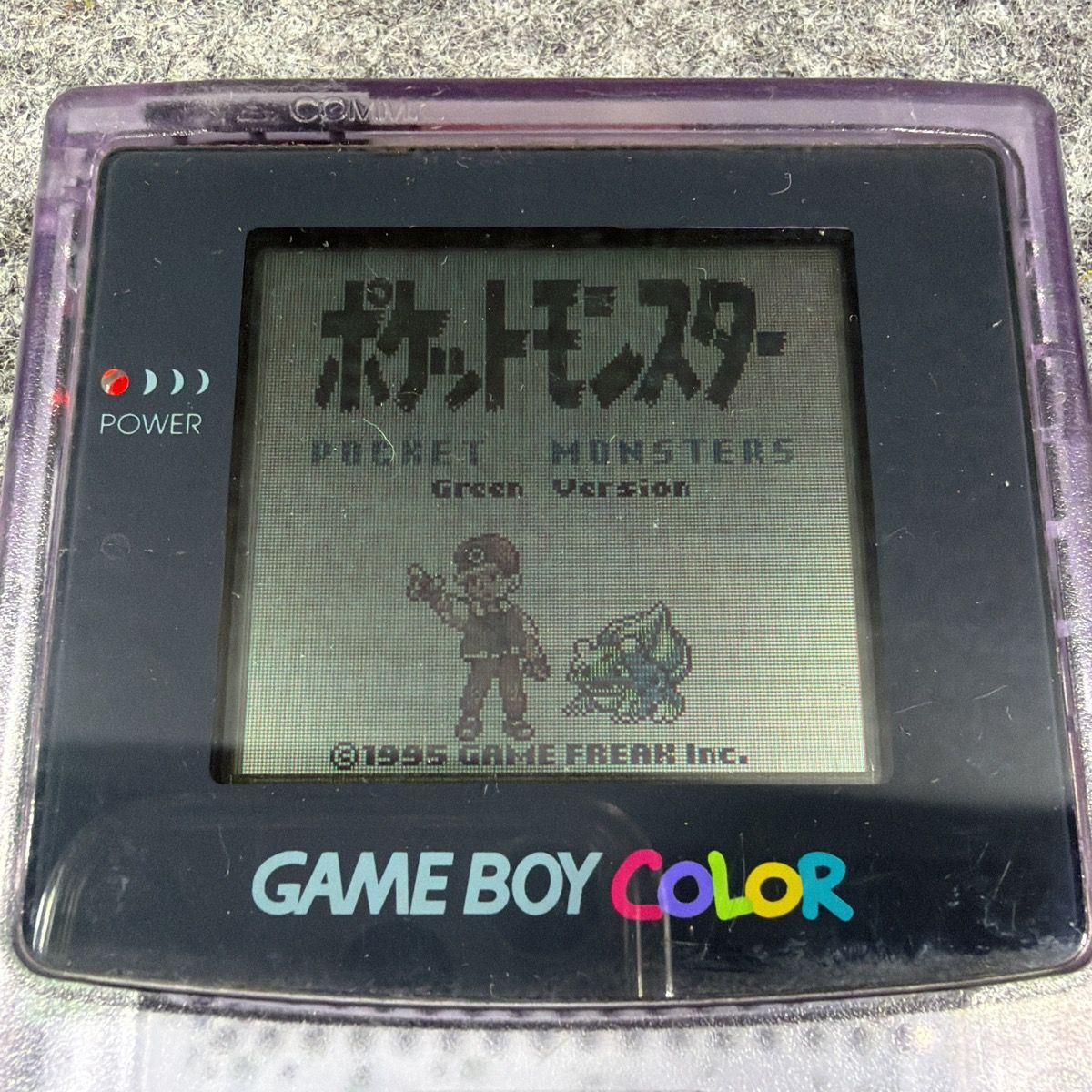 動作確認済・セーブ可】任天堂 ゲームボーイ ポケモン 緑 初代 GB