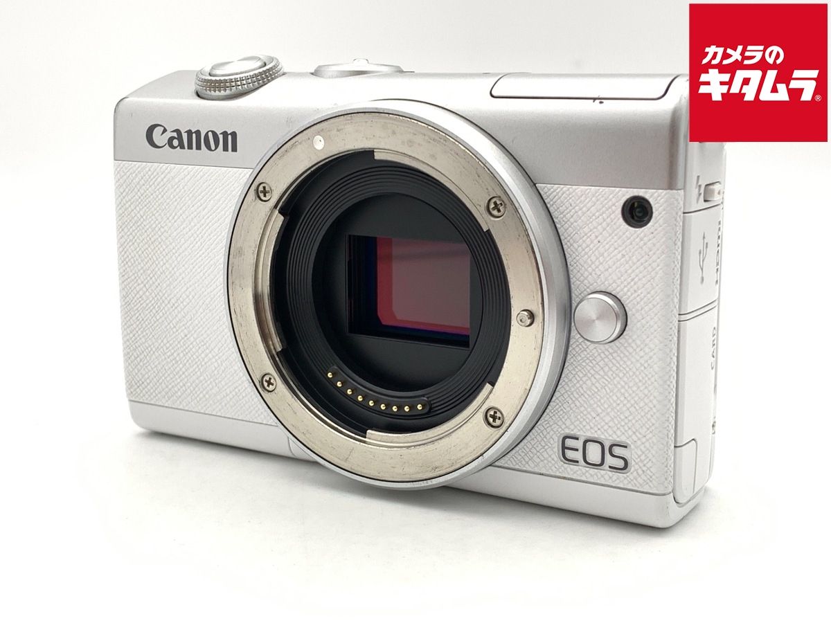 【中古】 【良品】 キヤノン EOS M200 ボディ ホワイト