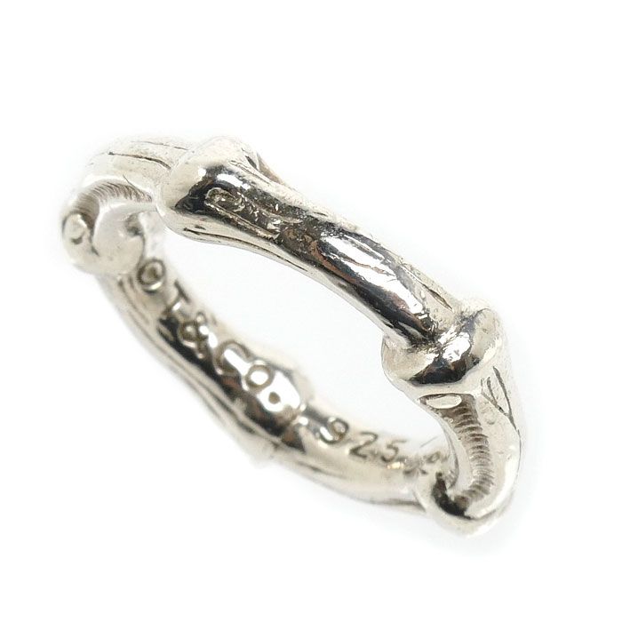 TIFFANY&Co. ティファニー シルバー925 バンブー リング・指輪 7号 4.7g レディース 中古