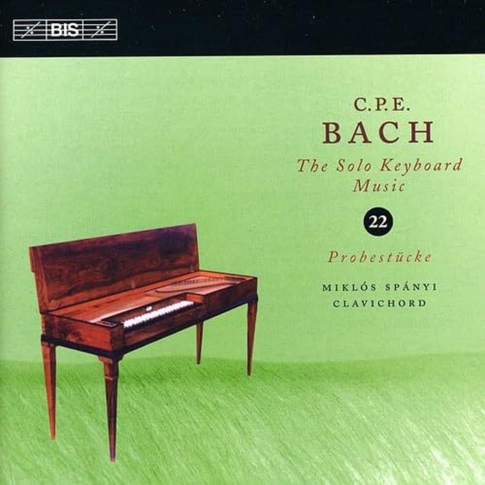 【CD】C.P.E. バッハ:鍵盤独奏曲全集 Vol.22 (6つのソナタによる18の例題) (C.P.E.Bach : Solo Keyboard Music Vol.22 / Miklos Spanyi)