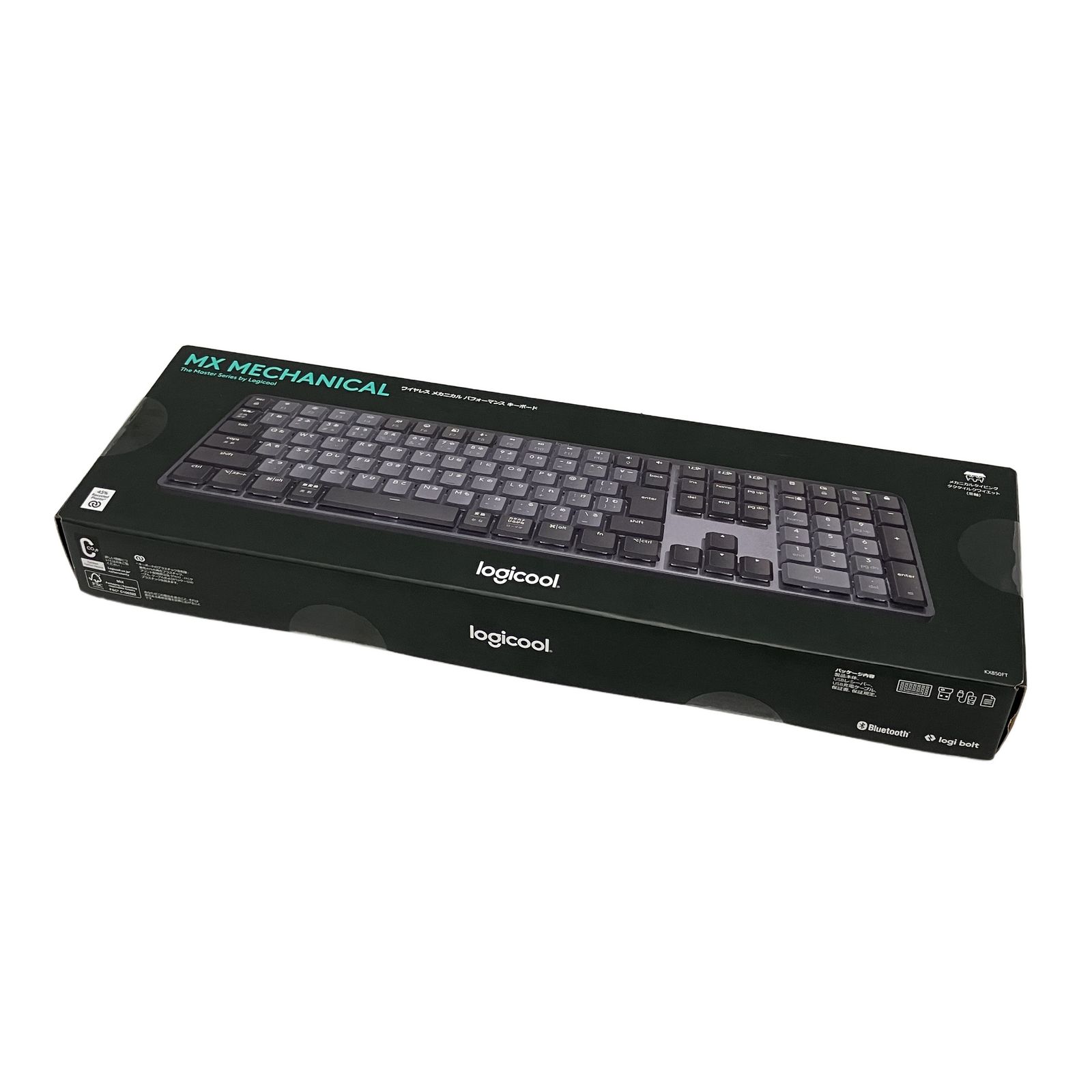 Logicool ロジクール KX850FT MX MECHANICAL ワイヤレス メカニカル パフォーマンス キーボード 茶軸 未使用 Z11274330 15,914円