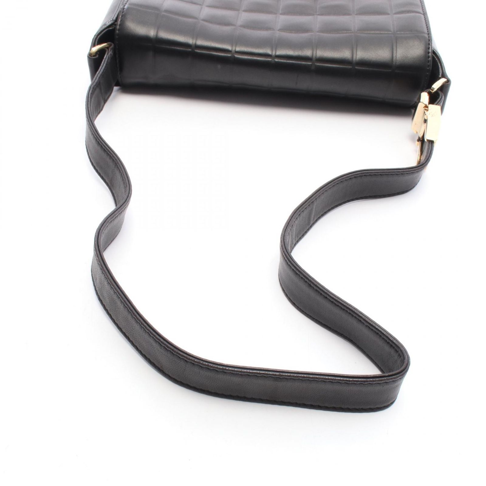 シャネル CHANEL ショルダーバッグ チョコバー ココマーク ブラック
