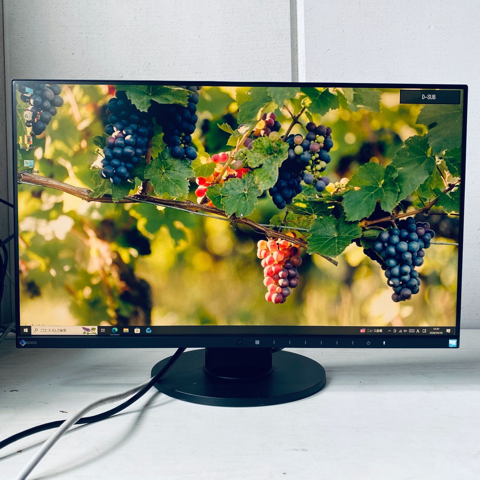 SHIN410 【整備済】EIZO EV2450 23.8インチ液晶モニター FlexScan フルHD IPSパネル 美品