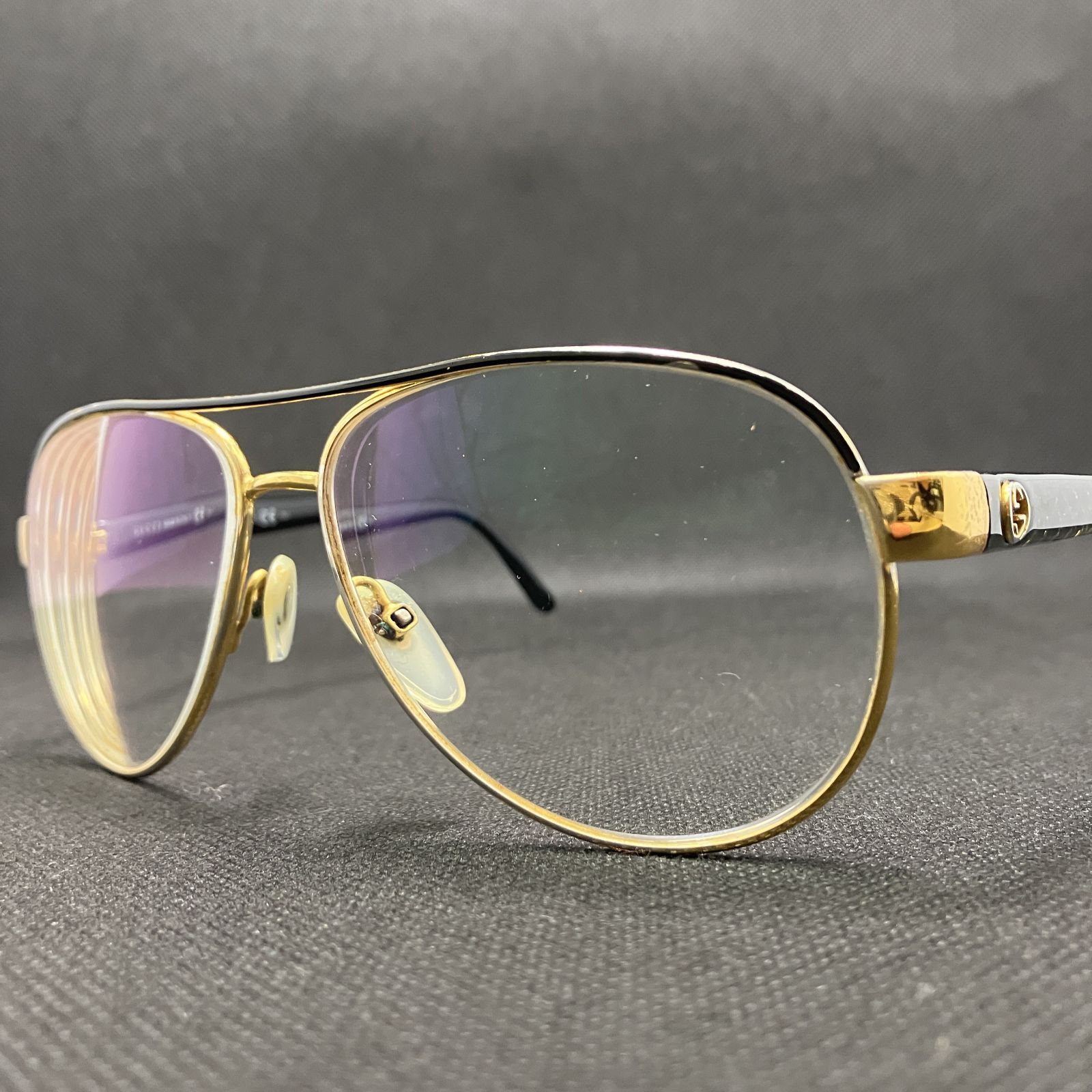 【度入り】GUCCI　グッチ　メガネ　GG4239/S　インターロッキングG　ツーブリッジ　2161