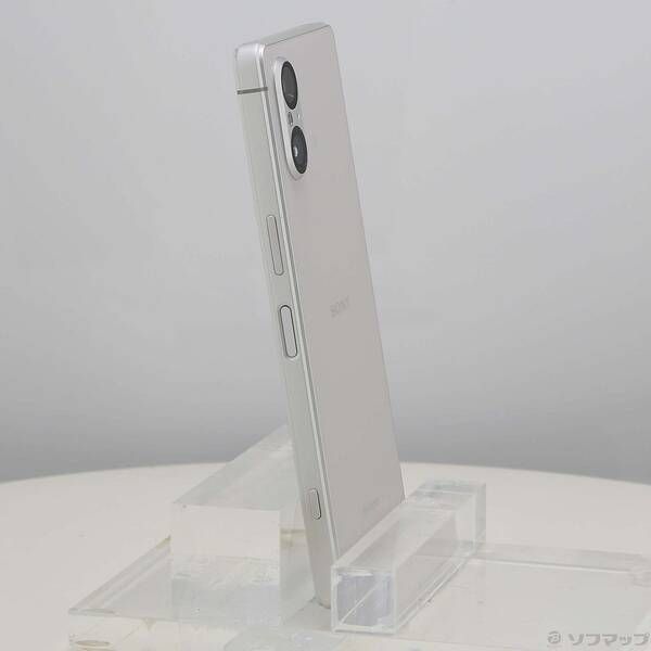 中古 Xperia 5 V 128GB プラチナシルバー SO-53D docomo SIMフリー