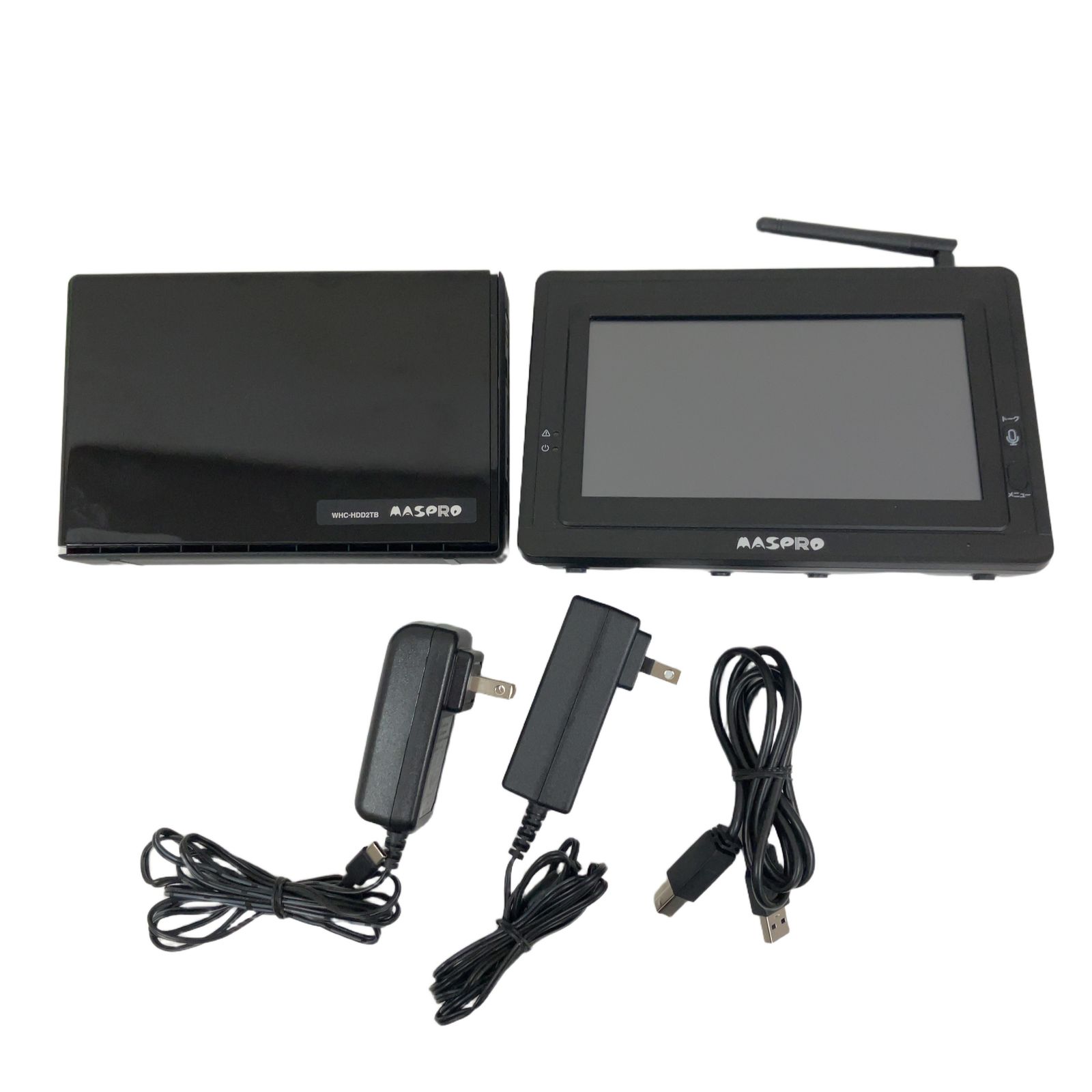 MASPRO WC3A7ML WHC-HDD2TB モニター HDD セット ジャンク T11234215