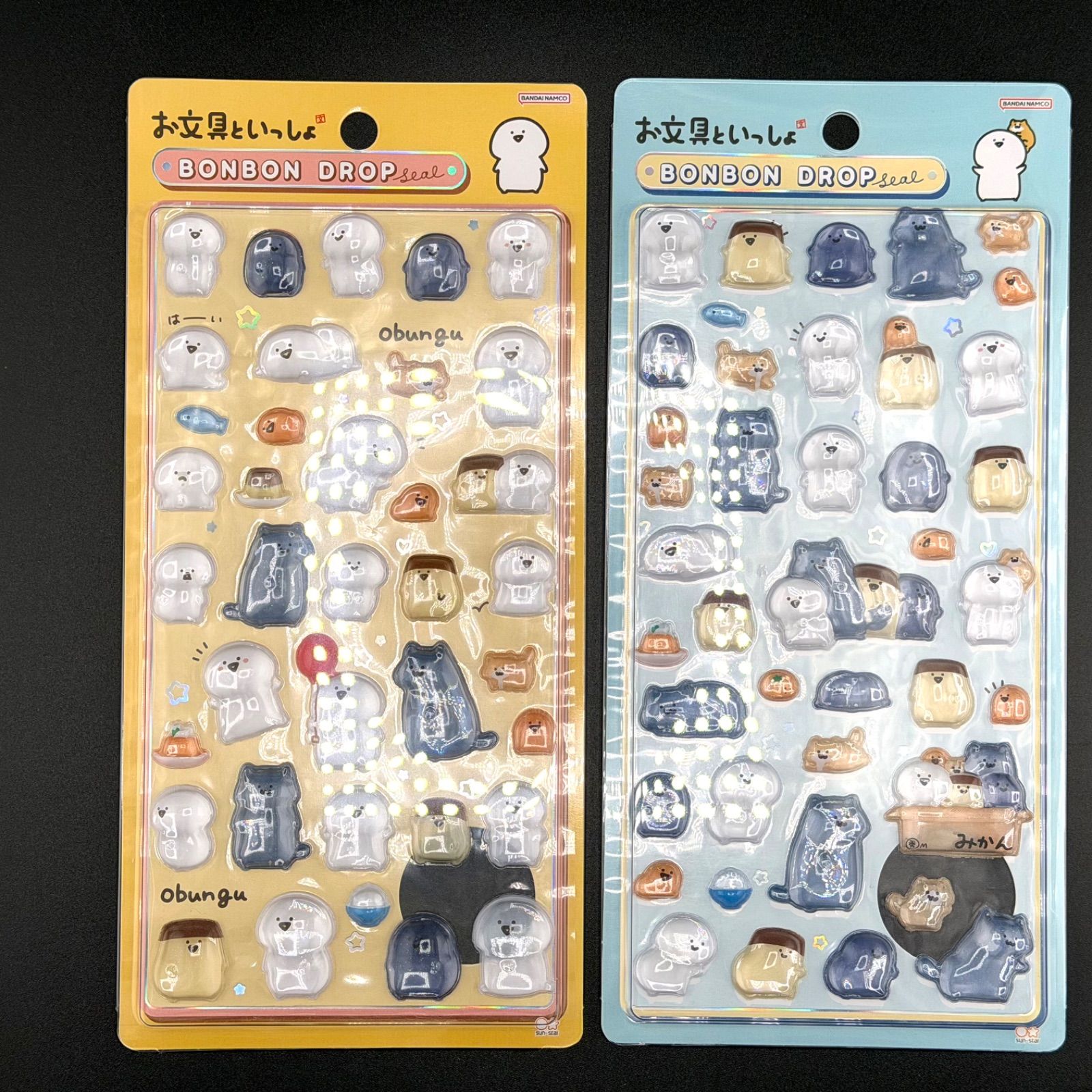 専用　ボンボンドロップシール8種　コンプ　ノンタン　お茶犬　コジコジ　お文具 正規品 新作 ボンボンドロップシール 8種 コンプリート セット コンプ