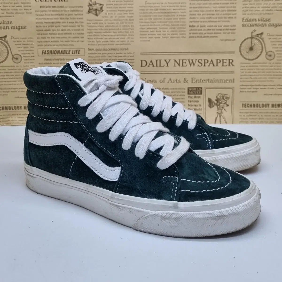 VANS スケート ハイ ピッグ スウェード 220
