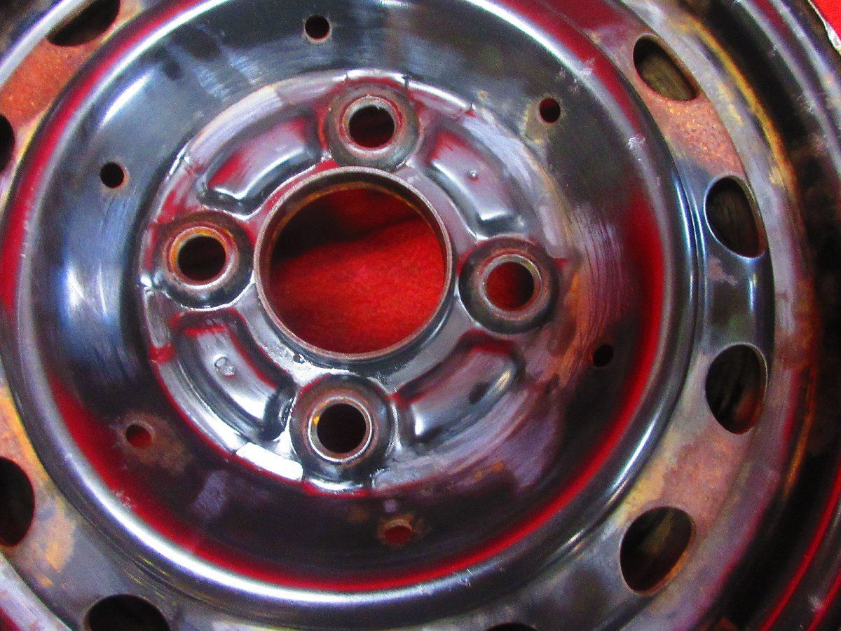 スチール ホイール 4本 ホンダ ライフ JB5系 純正 13×4.00B 4穴 PCD