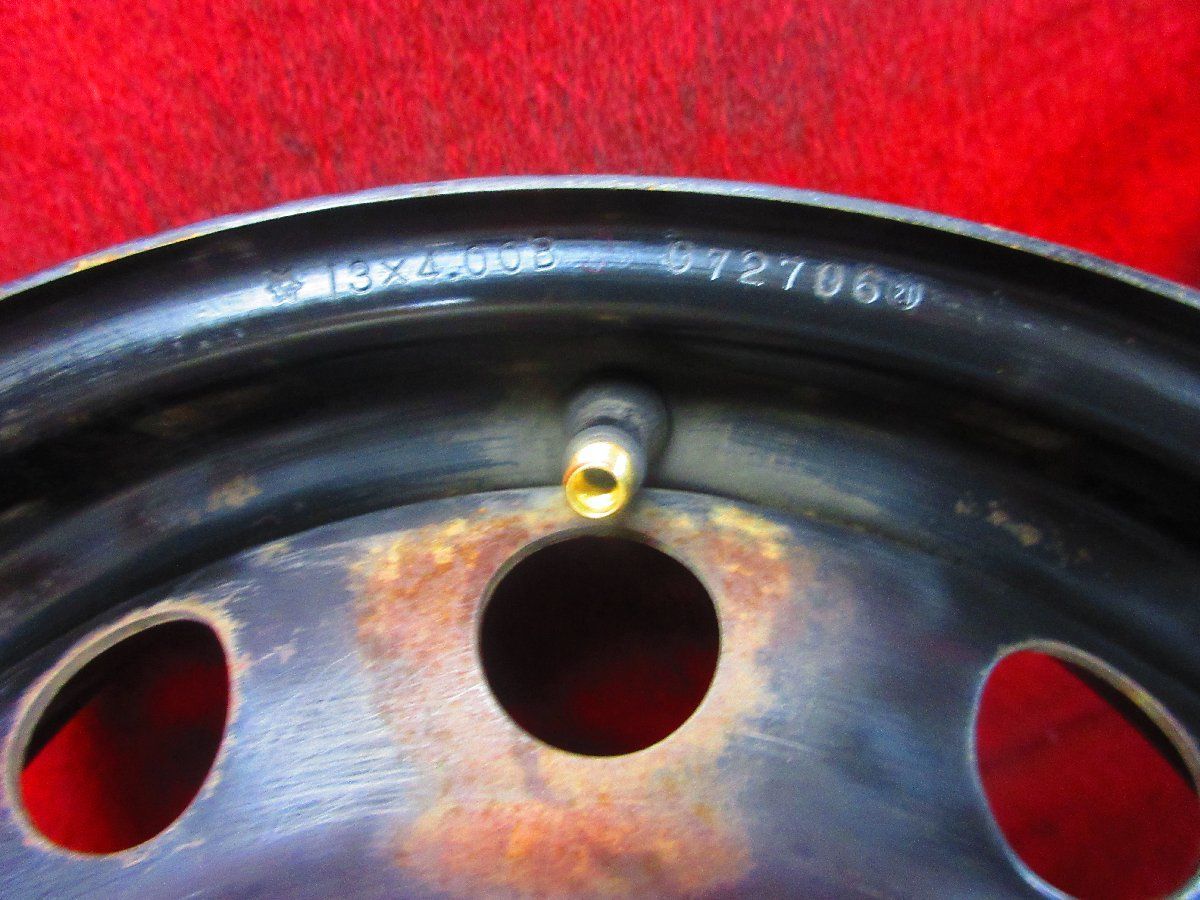 スチール ホイール 4本 ホンダ ライフ JB5系 純正 13×4.00B 4穴 PCD