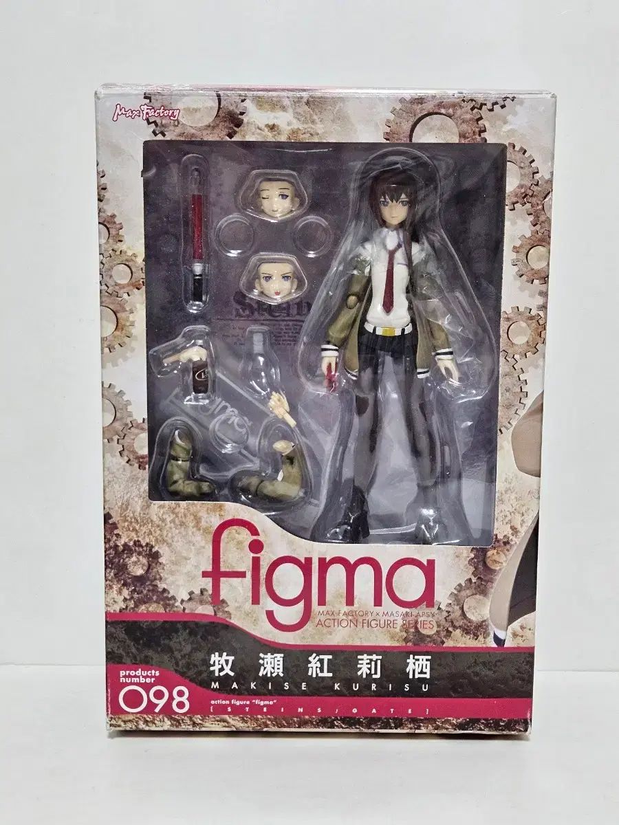 レア品)フィグマ マキセ・クリス アクションフィギュア 開封品 シュタインズ・ゲート