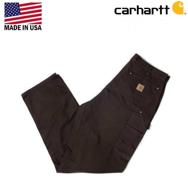【期間限定価格】カーハート ワークパンツ US購入(38×30)茶 181218 カーハート パンツ US購入 USA製 ダブルニー 茶 181218 - メルカリ