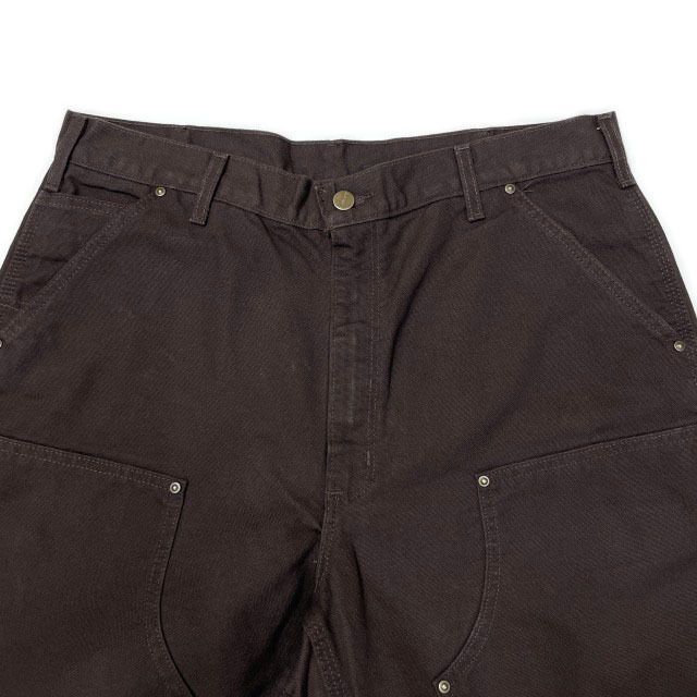 カーハート パンツ US購入 USA製 ダブルニー 茶 181218 - メルカリ