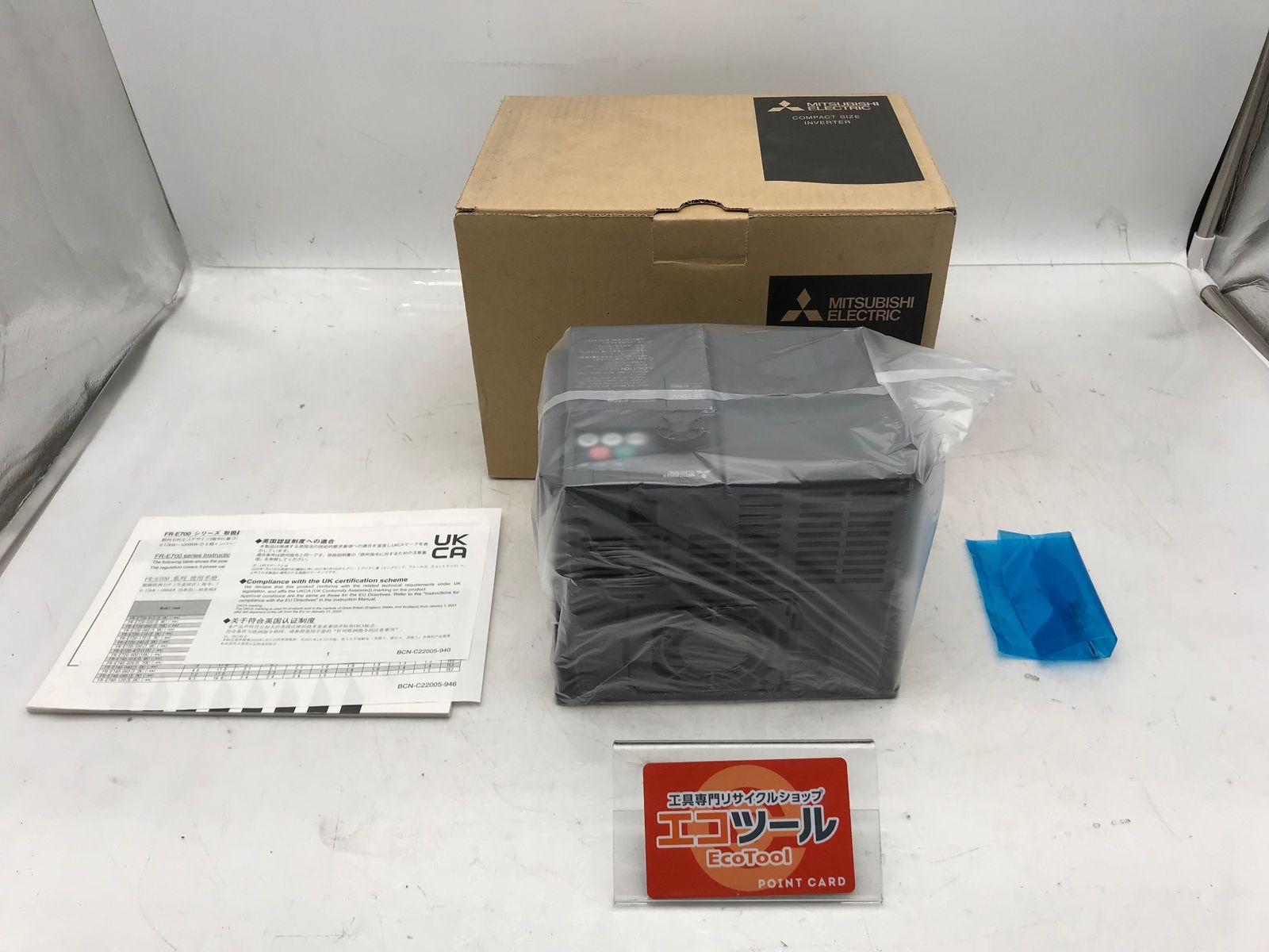 【未使用】MITSUBISHI/三菱電機 FR-E720-3.7K ☆ 汎用インバータFREQROL-E700 [IT_JMDX0][岡岩][M05]