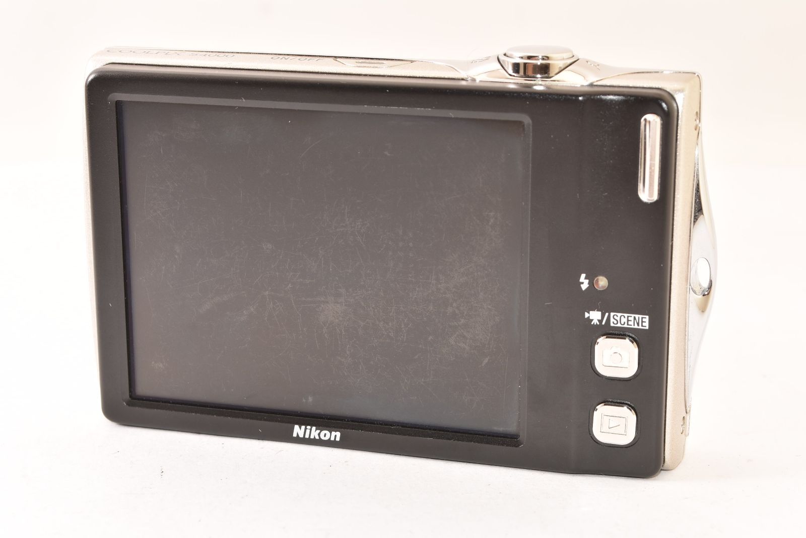 ☆ジャンク品☆ Nikon ニコン COOLPIX S4000 シャイニーシルバー