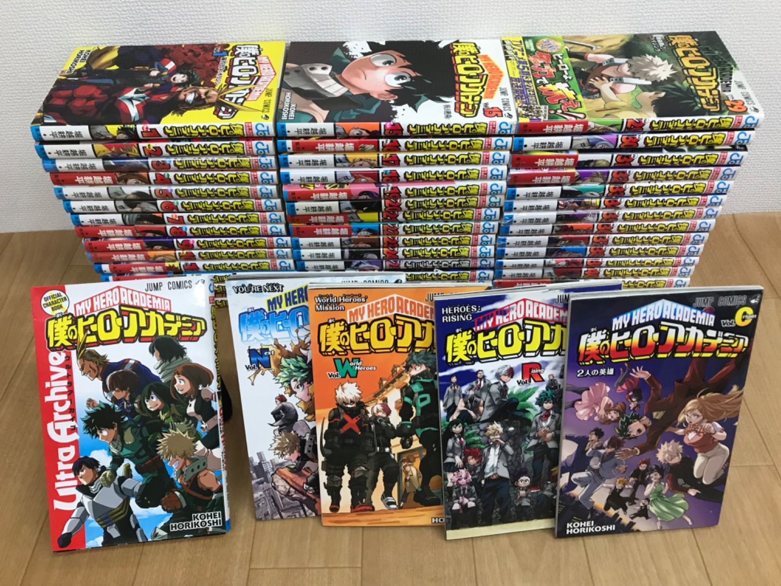 ☆③【未開封あり】 僕のヒーローアカデミア 1～42巻 全巻＋関連本5冊