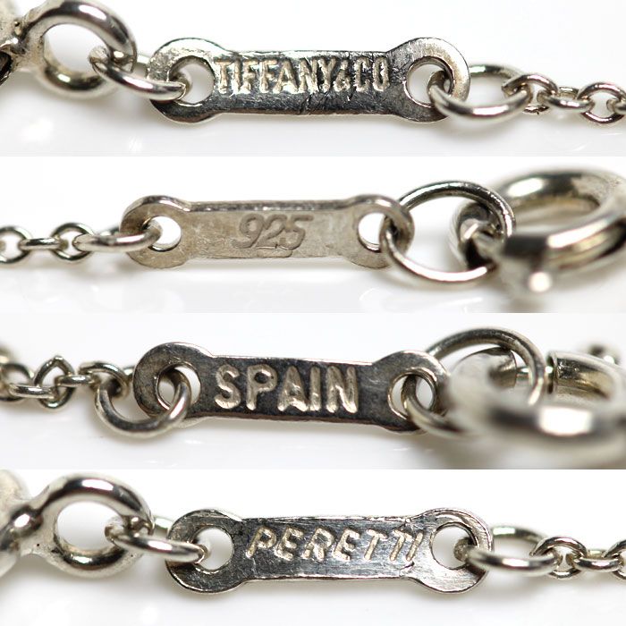 TIFFANY&Co. ティファニー シルバー925 レター イニシャルM ネックレス