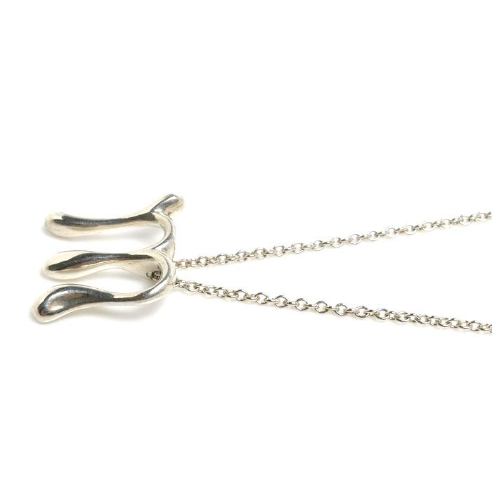 TIFFANY&Co. ティファニー シルバー925 レター イニシャルM ネックレス