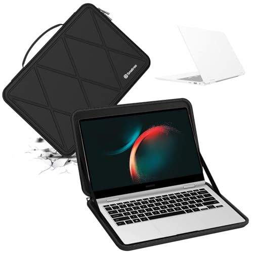 Smatree ハードEVA保護スリーブケース 15.6インチ Samsung Galaxy Book 5/4/3 360ノートパソコン，Samsung Galaxy Book2 Pro 360ノートパソコンに適用 ハードケース 360度耐衝撃 防水(X8ｍａ