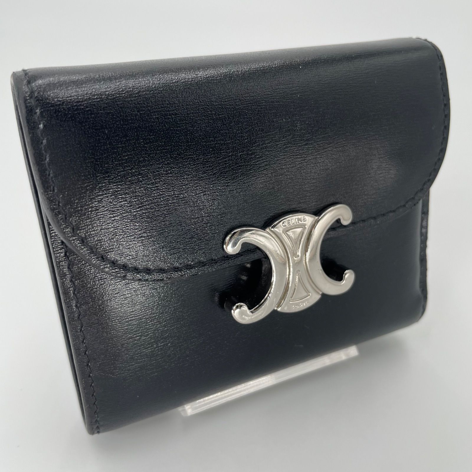 CELINE セリーヌ スモールフラップウォレット トリオンフ 三つ折り財布