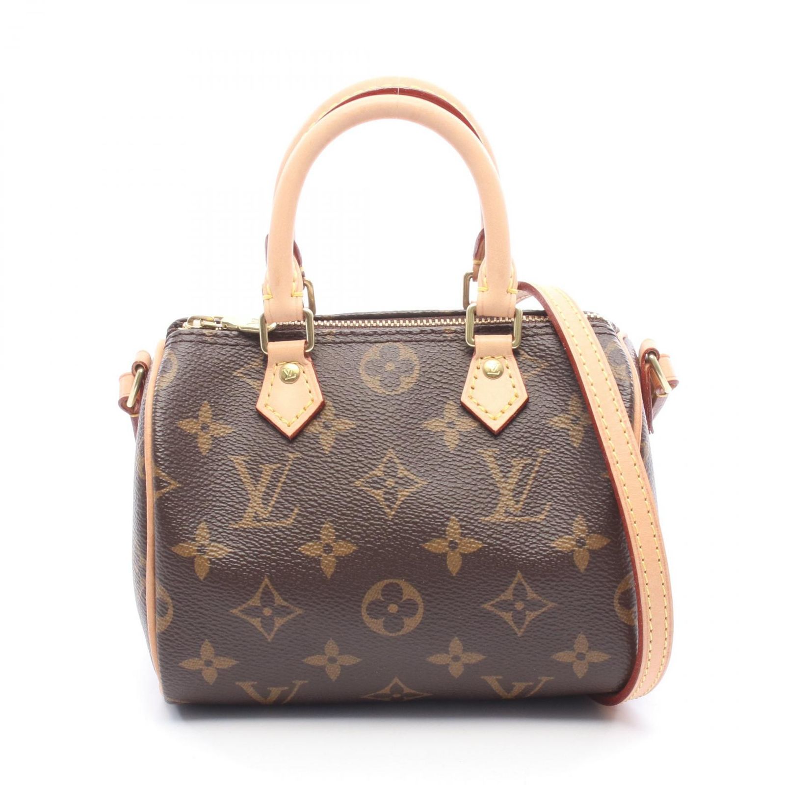 LOUIS VUITTON ルイ・ヴィトン ナノスピーディ モノグラム ショルダーバッグ