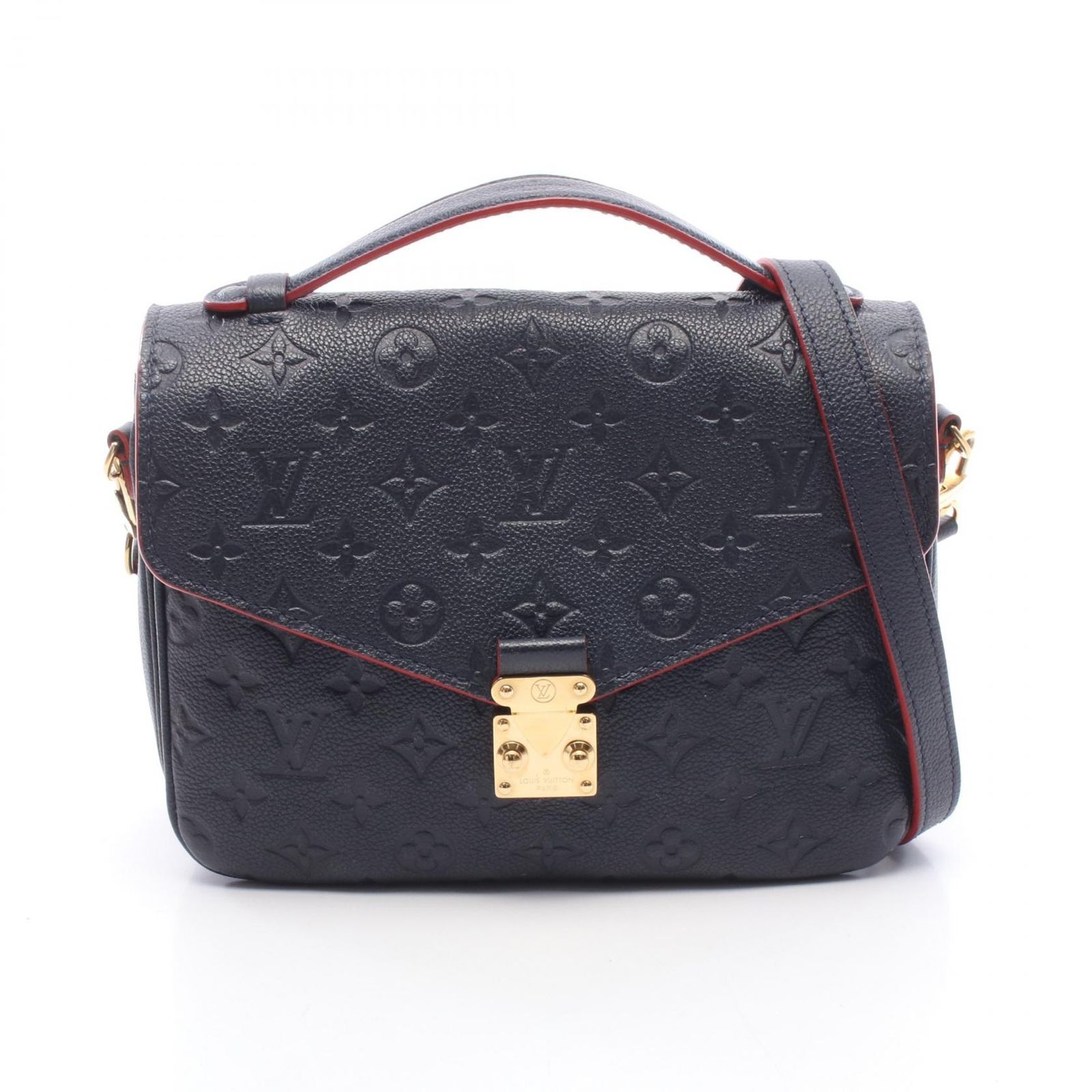 LOUIS VUITTON ルイ・ヴィトン ポシェット メティス モノグラムアンプラント マリーヌルージュ 2WAY ハンドバッグ