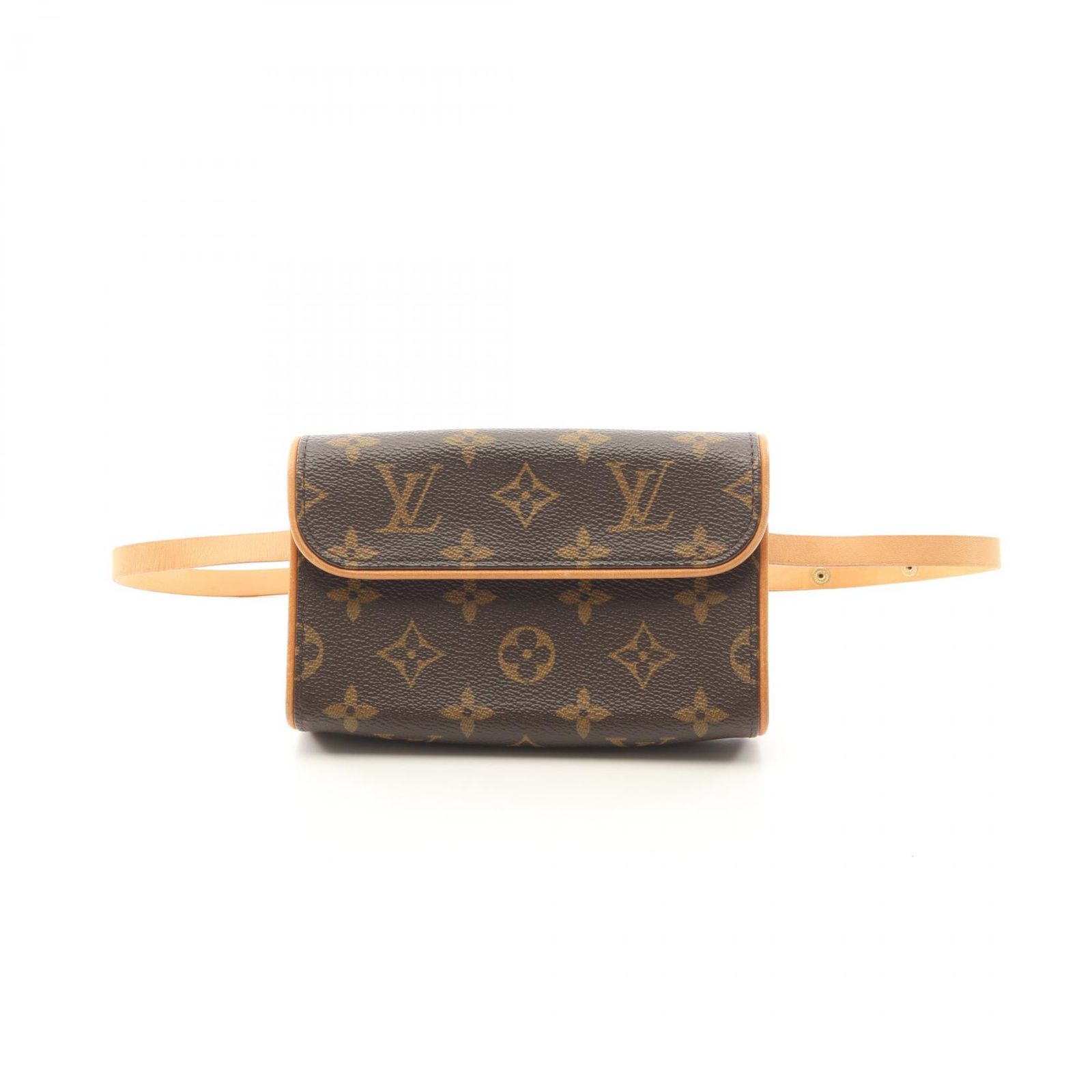 LOUIS VUITTON ルイ・ヴィトン ポシェットフロランティーヌ モノグラム ブトンプレッション(XS)付き ウエストバッグ ボディバッグ