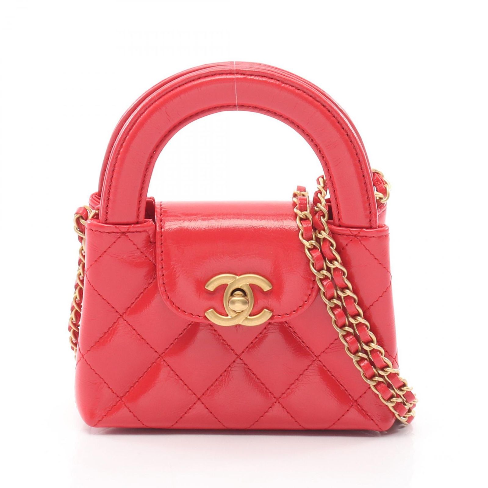 CHANEL シャネル マトラッセ ミニ ショッピングバッグ 2WAY ショルダーバッグ