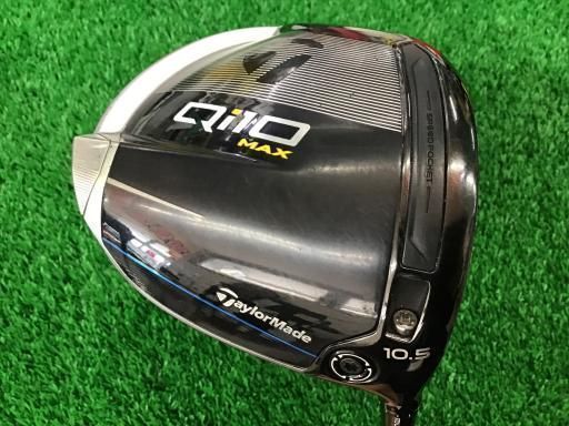 [중고] 테일러메이드 Qi10 MAX 10.5° 드라이버 DR 디아마나 블루 TM50 (Qi10 DR) (플렉스 SR) 남성용 오른손잡이 오른손잡이 C 랭크 골프 클럽