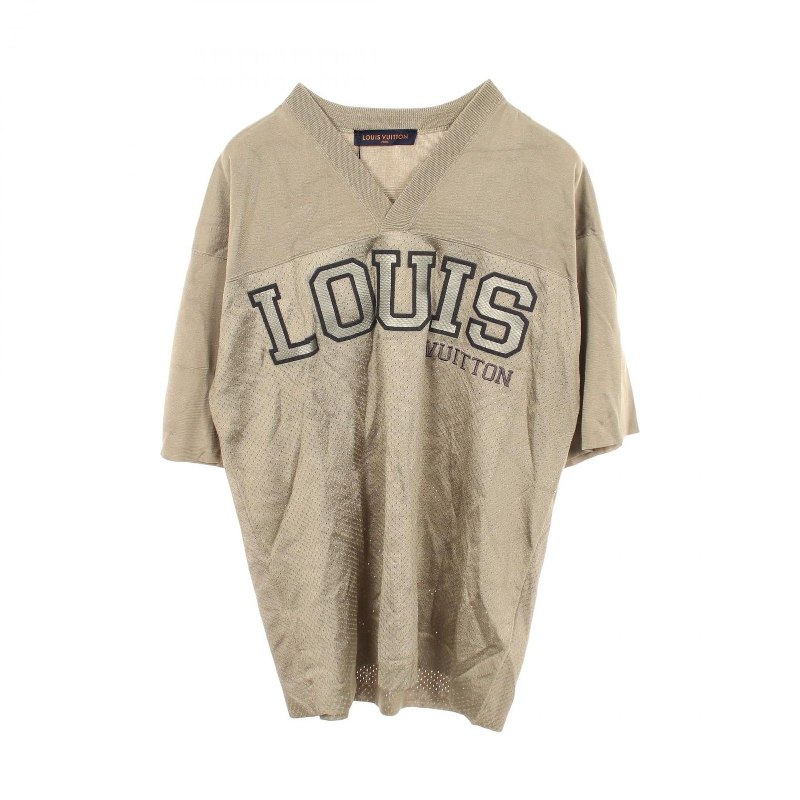 LOUIS VUITTON ルイ・ヴィトン パイソンロゴ メッシュ 半袖 カットソー