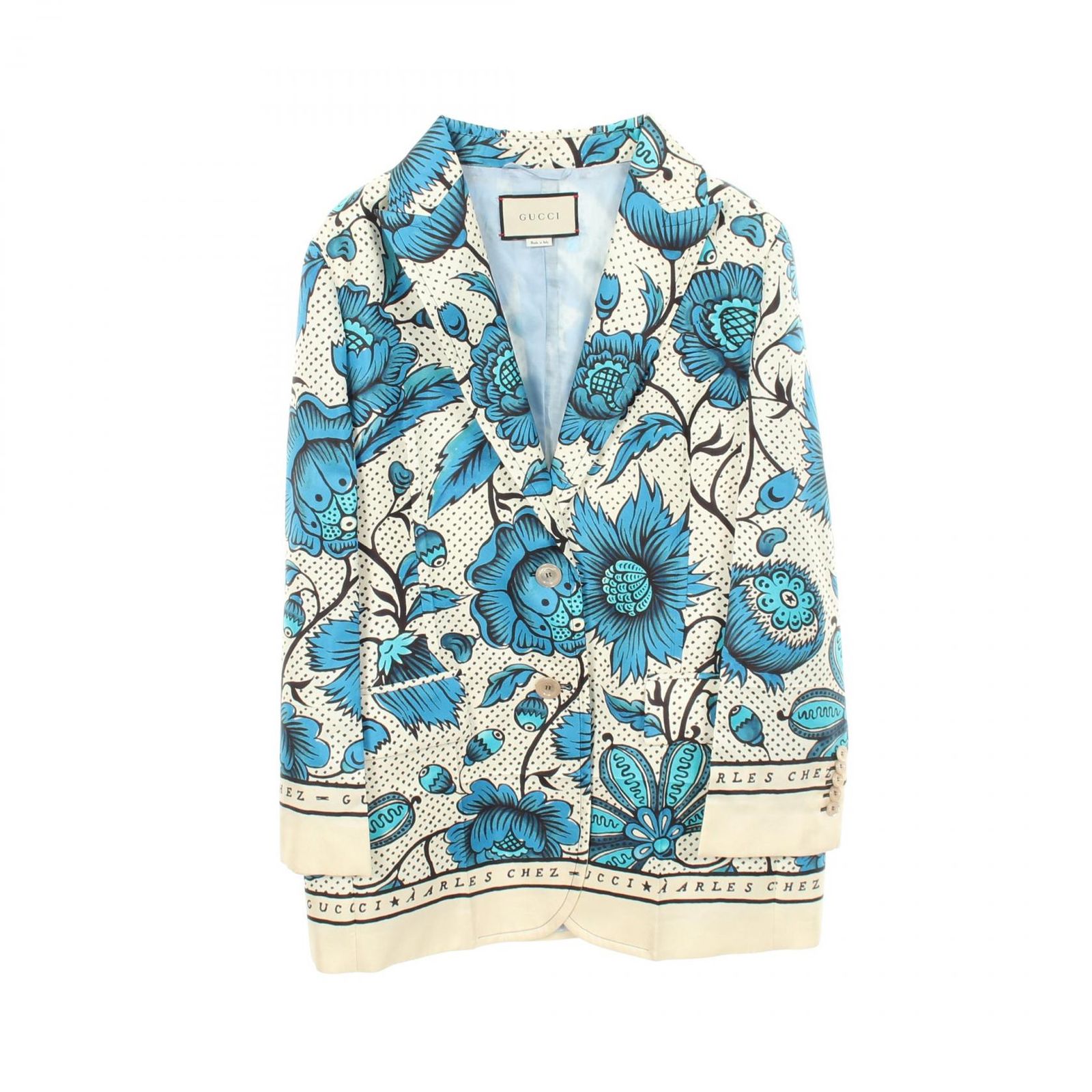 GUCCI グッチ ARLES CHEZ 花柄 テーラードジャケット