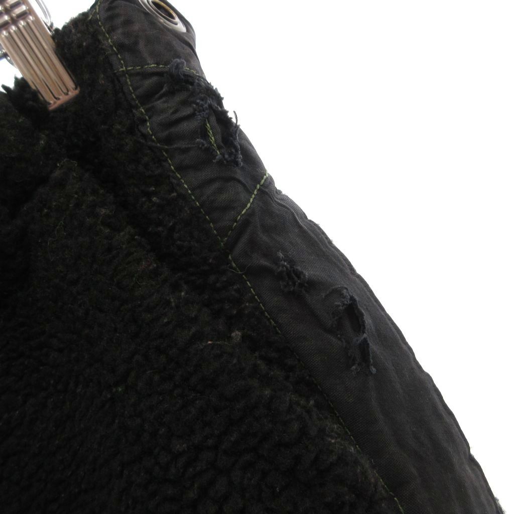 グレッグローレン GREG LAUREN ボアパンツ ジョガー ダメージ加工 切替