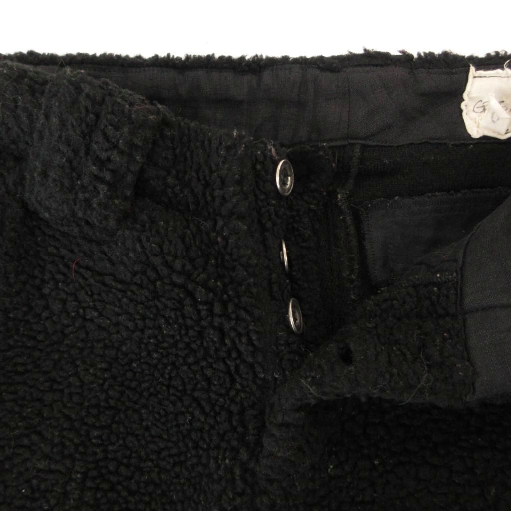 グレッグローレン GREG LAUREN ボアパンツ ジョガー ダメージ加工 切替