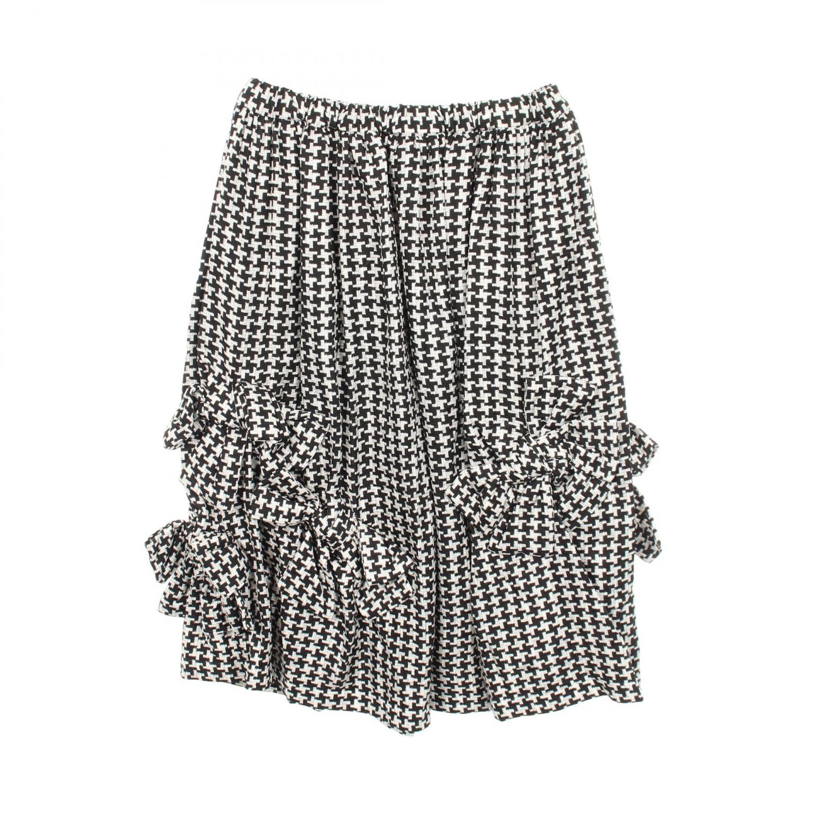 COMME des GARCONS コムデギャルソン 千鳥柄 リボン スカート