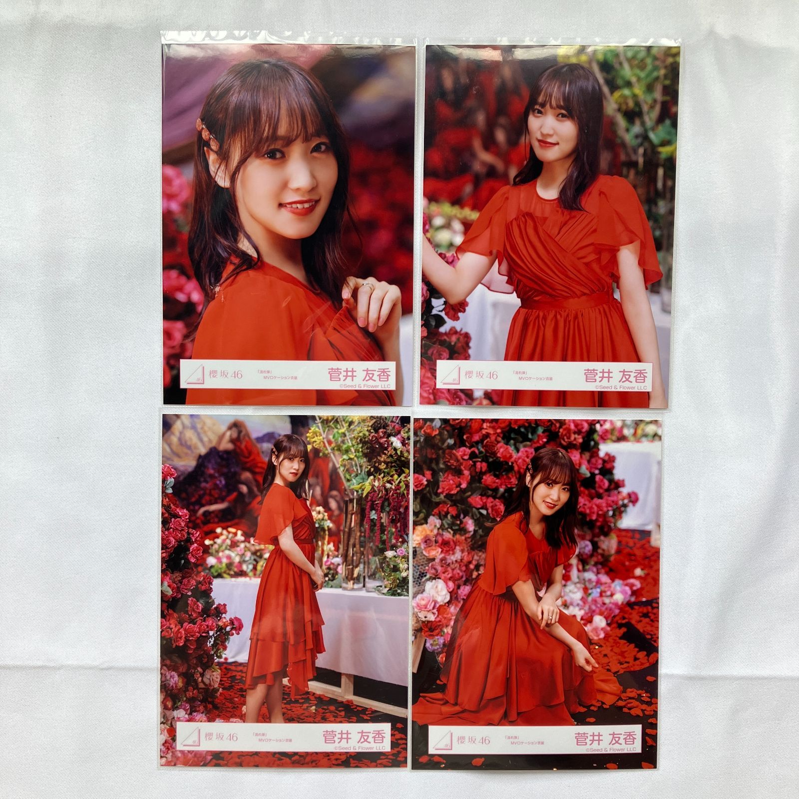 櫻坂46 菅井友香 10 コンプセット 生写真 まとめ売り NL5310P f115