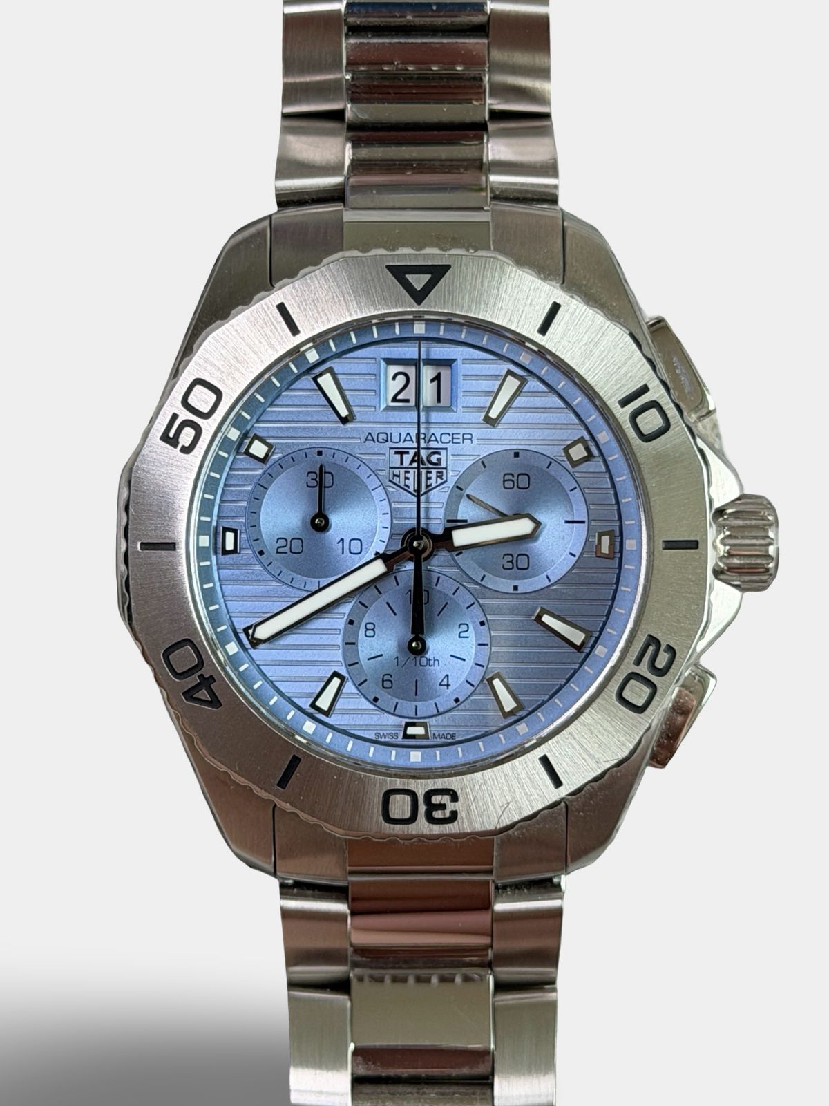 TAG Heuer タグ・ホイヤー アクア 레이서 クロノグラフ CBP1112 時計 出品
