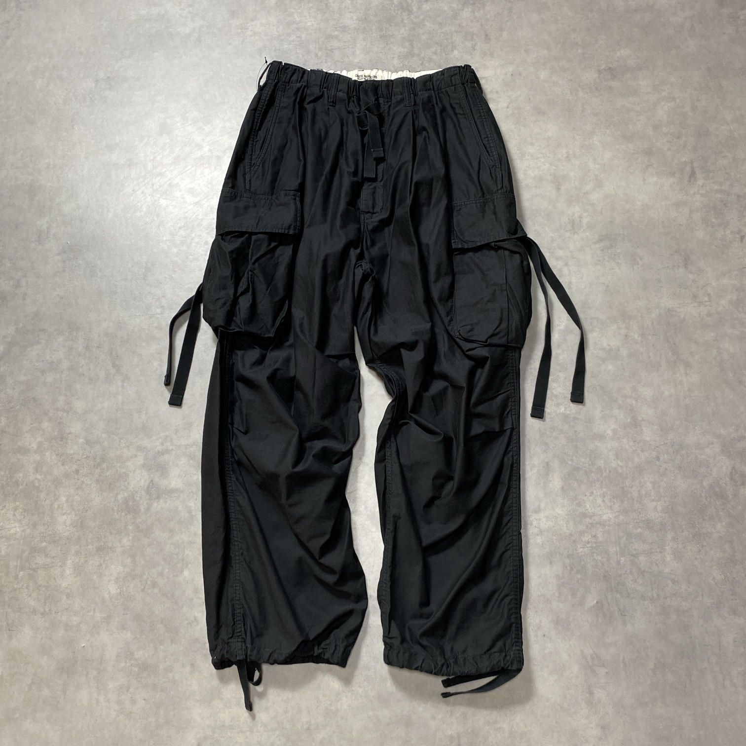 GQ5570◇COOTIE PRODUCTIONS：Error Fit Cargo Easy Pants◇M◇ブラック系 定価37,400円 クーティー エラーフィット カーゴパンツ