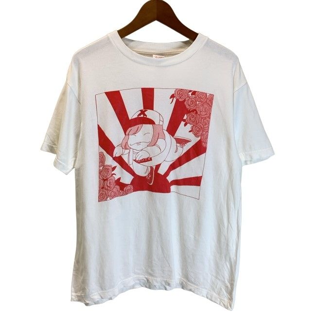 【中古】　Printstar　Tシャツ　半袖　トップス　クルーネック　プリント　古着　/1104