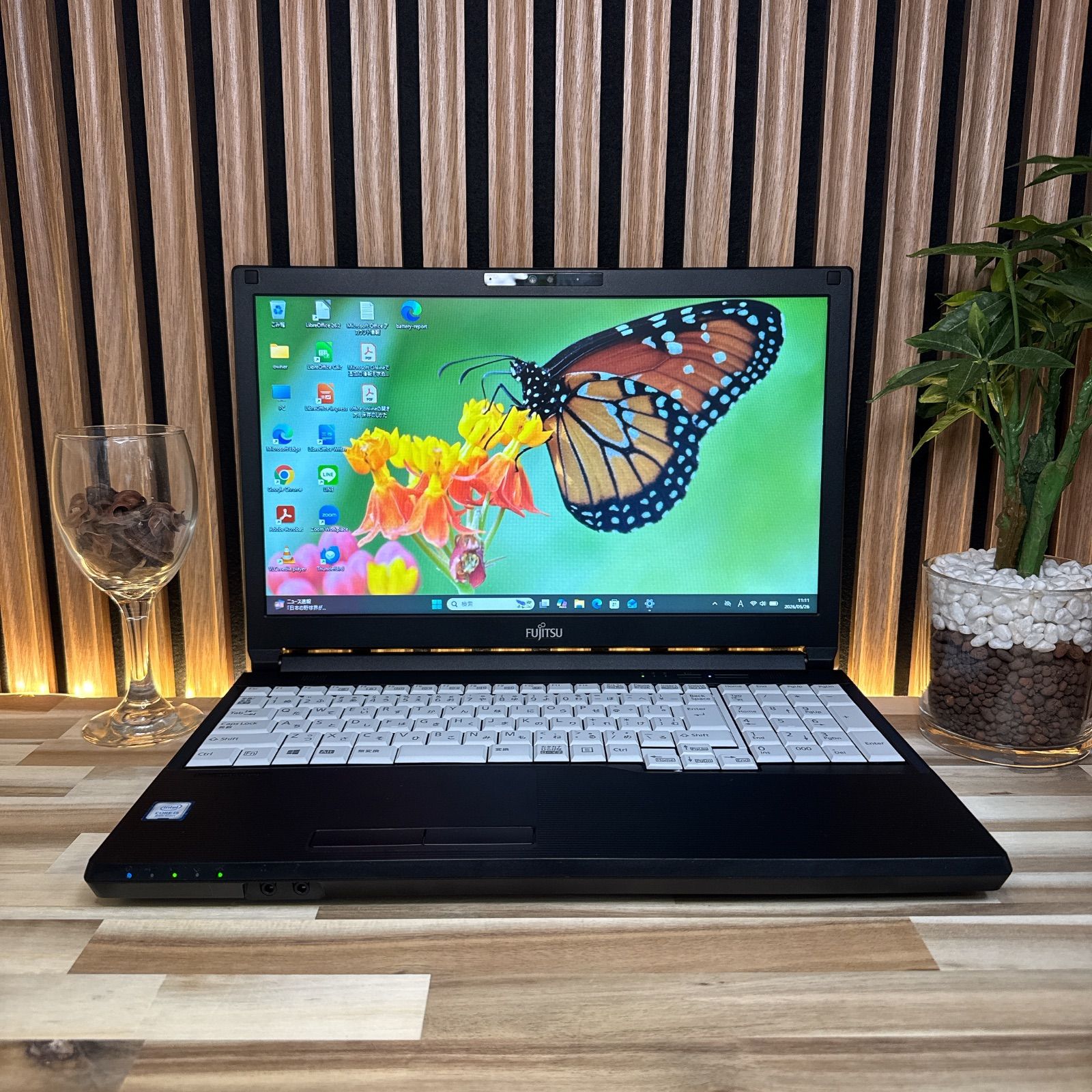 ☘光学ドライブ搭載‼️富士通LIFEBOOK☘Core i5第8世代☘️メモリ8GB
