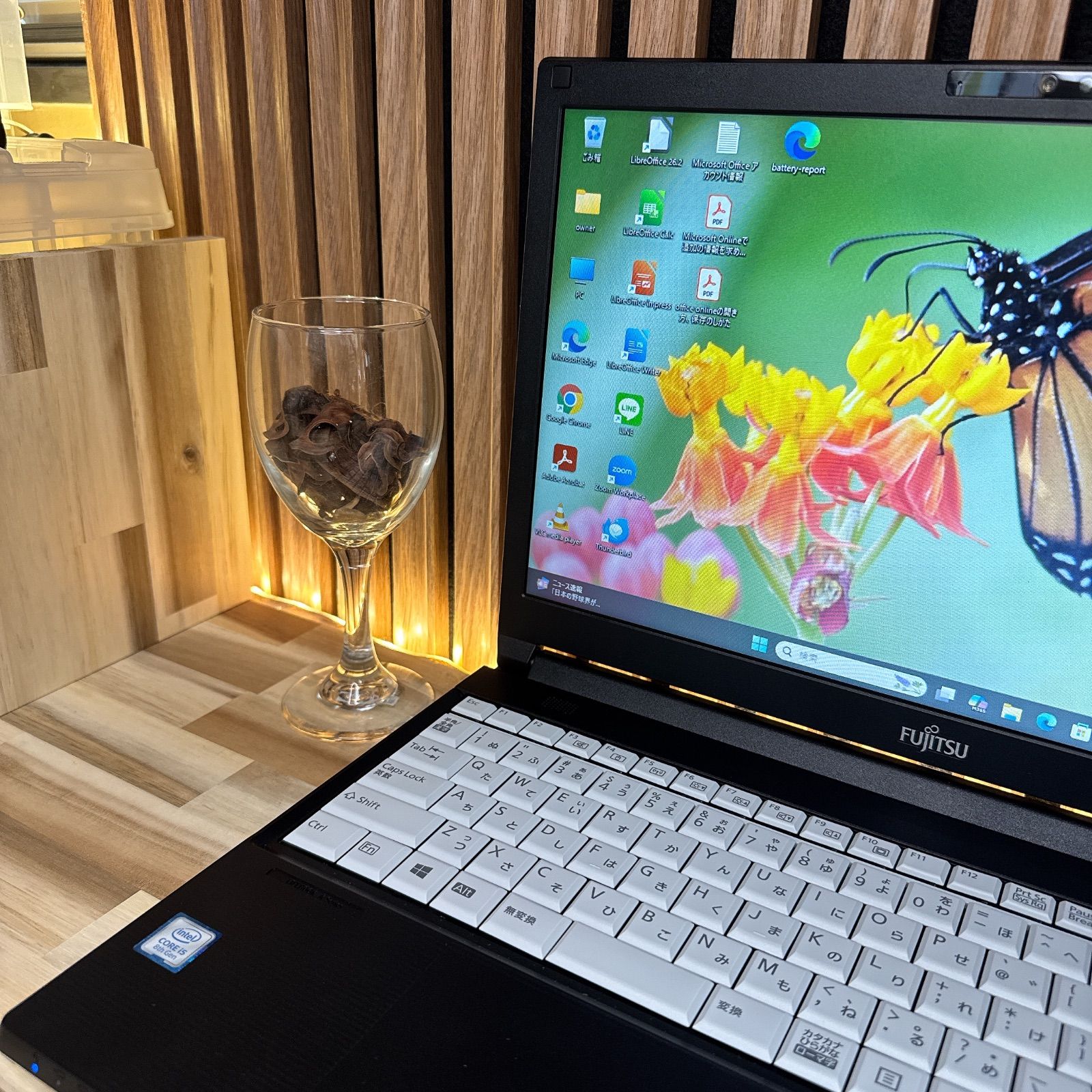 ☘光学ドライブ搭載‼️富士通LIFEBOOK☘Core i5第8世代☘️メモリ8GB
