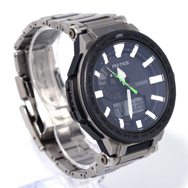 良品 CASIO カシオ PRO TREK プロトレック PRX-8000T-7BJF マナスル トリプルセンサーver.3搭載 タフソーラー メンズ 良品 CASIO カシオ PRO TREK プロトレック PRX-8000T-7BJF マナスル トリプルセンサーver.3搭載 タフソーラー メンズ