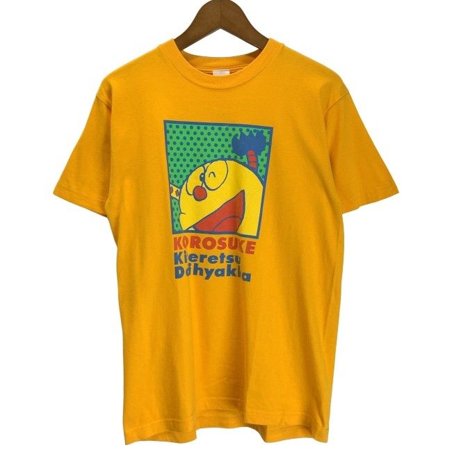 【中古】　Fujiko F Fujio　Tシャツ　半袖　トップス　クルーネック　キャラクター　キテレツ大百科　コロ助　プリント　古着　/1104