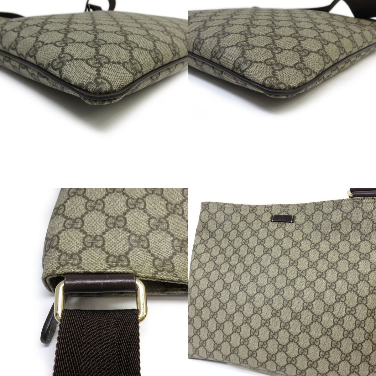 美品】 GUCCI グッチ GGスプリーム ショルダーバッグ 201446 - メルカリ