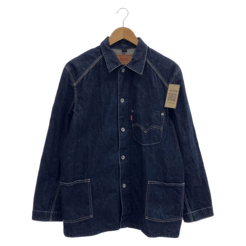 【中古】00s LEVI'S 70740 デニム カバーオール ドーナツボタン インディゴ M リーバイス[24]