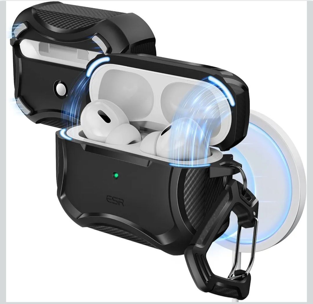 J*P様 AirPods Pro2 本体 2月新品に交換　ESR製ケース付き ESR AirPods Pro2 ケース MagSafe対応 AirPods Pro 第2世代/第1世代