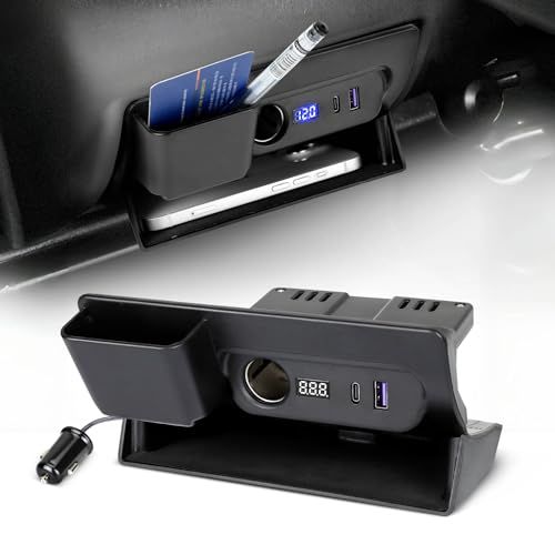 OPPLIGHT ハイエース 200系 アクセサリー パーツ内装 増設電源ユニット QC3.0 USB Type-C シガーソケット スマホ充電 急速に同時充電 小物入れ付 電圧計付 HIACE200 1?8型 レジアスエース200も対応 専 5112c6d2