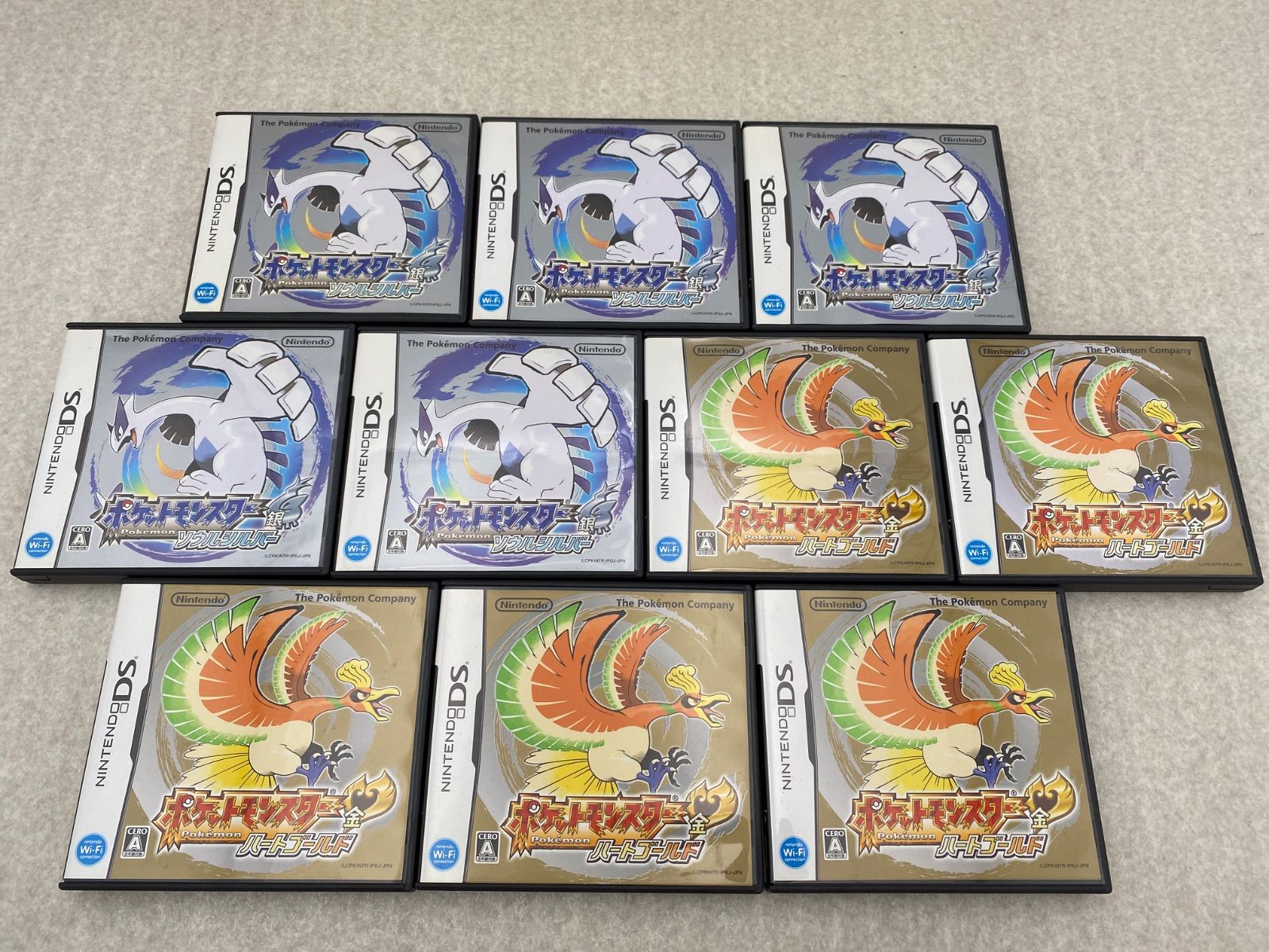 ポケットモンスター　ハートゴールド　ソウルシルバー　10点【動作品】　ニンテンドーDS